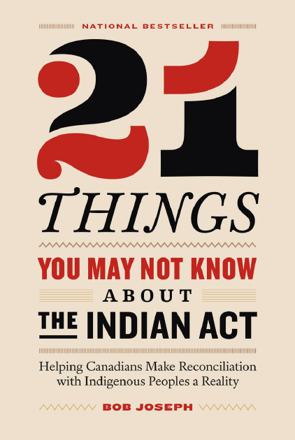 Book cover of 21Things You May Not Know About The Indian Act by Bob Joseph